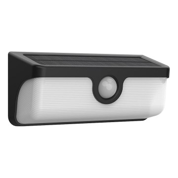 Applique murale solaire LED avec capteur LINK LED/5W/3,7V 2000 mAh IP65 noir