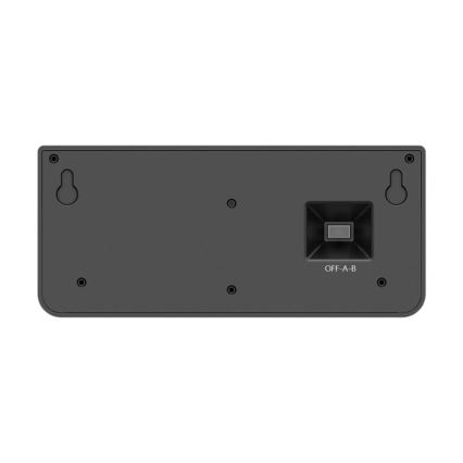 Applique murale solaire LED avec capteur LINK LED/5W/3,7V 2000 mAh IP65 noir