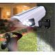 LED Solar maketa bezpečnostní kamery avec détecteur KAMERA LED/1W/3,7V IP44 + télécommande