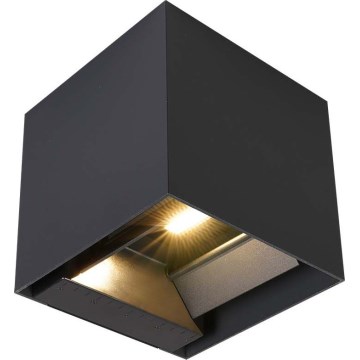 Applique murale solaire LED avec détecteur LED/9W/5V 3000/4000/5000K IP65 2600 mAh anthracite