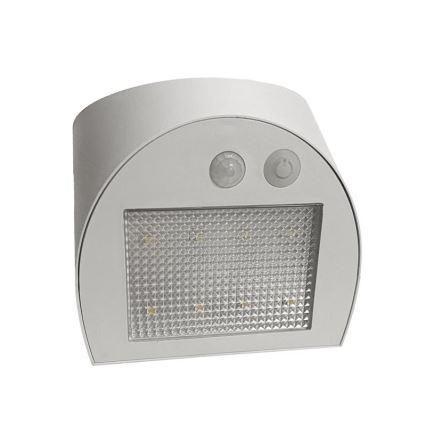 Applique murale solaire LED avec détecteur LED/3W/3,7V 3000/4000K 1200 mAh IP54 blanche