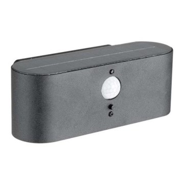 Applique murale solaire LED extérieure avec capteur LED/2,5W/3,7V 3000K IP54 2000 mAh