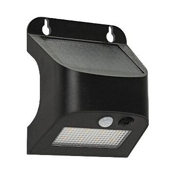 Applique murale solaire LED SOLTO avec détecteur LED/3W/3,7V 4000K IP54 1200 mAh noire