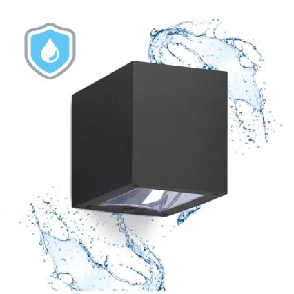 Applique murale solaire LED avec capteur QUERK LED/1,2V 3000/4000K IP54 800 mAh