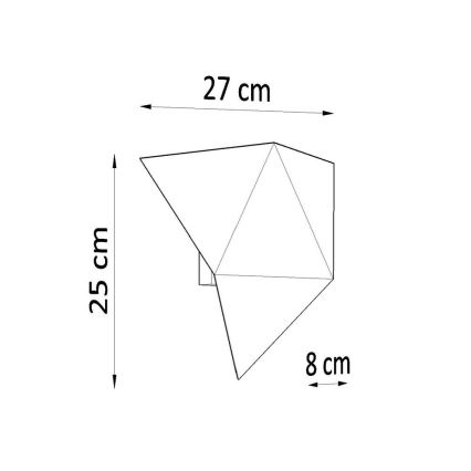 Applique murale SOLIDO 2xG9/40W/230V blanc