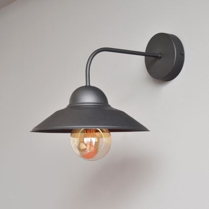 Applique murale SORAPIS 1xE27/15W/230V noir