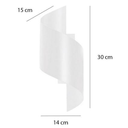 Applique murale SPINER 1xG9/8W/230V blanc