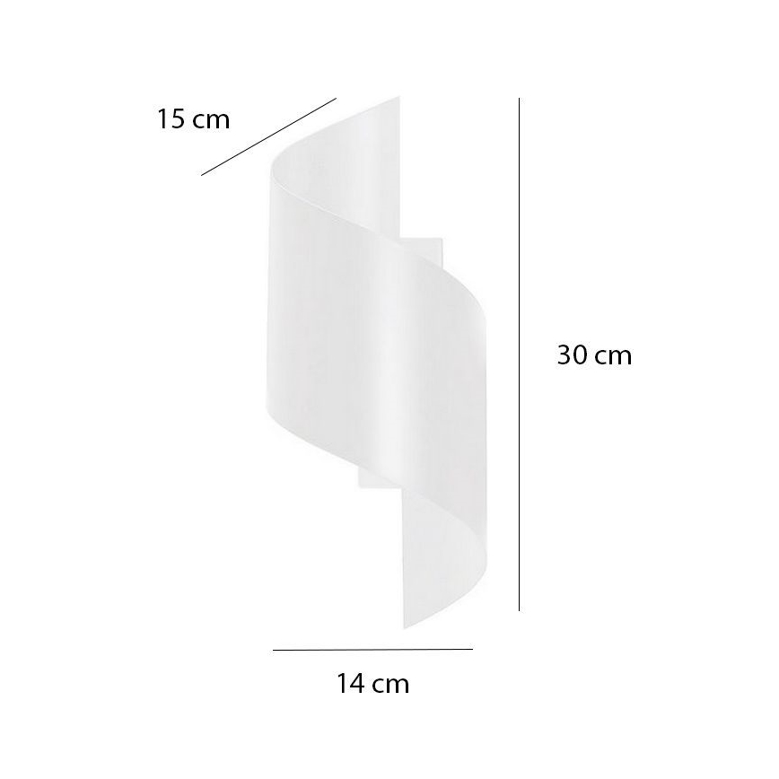 Applique murale SPINER 1xG9/8W/230V blanc