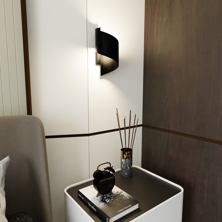 Applique murale SPINER 1xG9/8W/230V noir