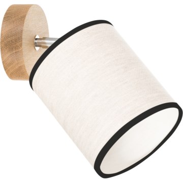 Applique murale spot BOHO 1xE27/25W/230V chêne