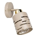 Applique murale spot ELEN 1xE27/35W/230V beige/doré