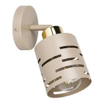 Applique murale spot ELEN 1xE27/35W/230V beige/doré