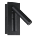 Applique murale spot LED/2W/230V 3000K noir