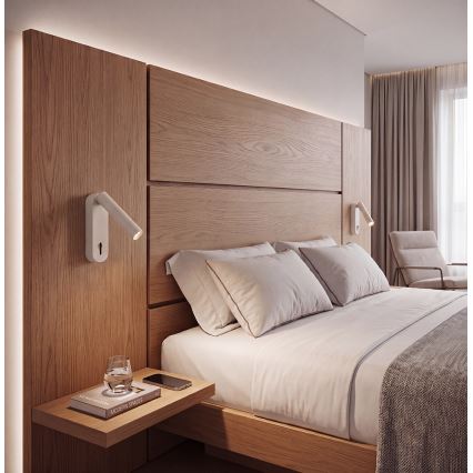 Applique murale spot LED ABRIEL 6W/230V beige