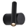 Applique murale spot LED dimmable PLANET, 4 W, 230 V, noir