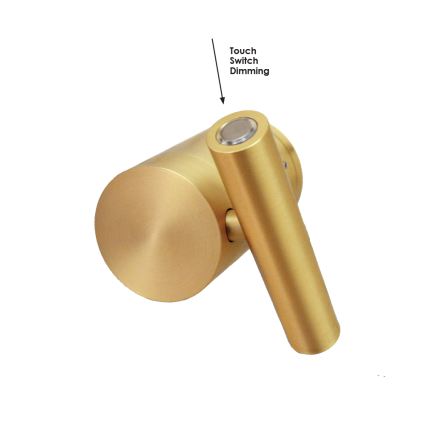 Applique murale spot LED dimmable PLANET LED/4W/230V dorée