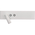 Applique murale spot LED RESORT LED/10W/230V + LED/3W, blanc, gauche