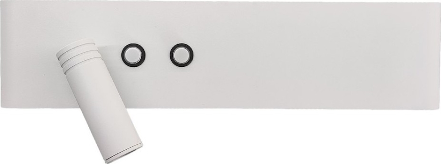 Applique murale spot LED RESORT LED/10W/230V + LED/3W, blanc, gauche