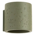 Applique murale spot ORBIS 1xG9/8W/230V béton/vert