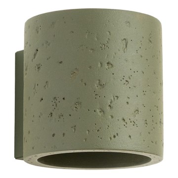 Applique murale spot ORBIS 1xG9/8W/230V béton/vert