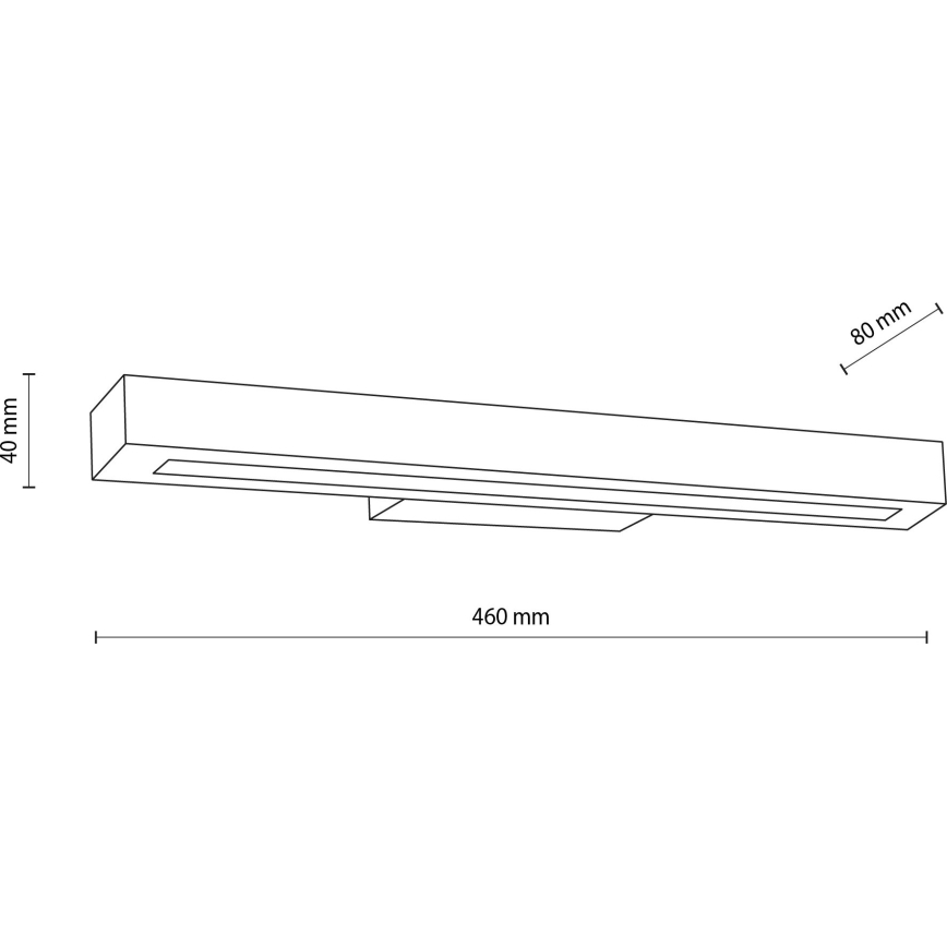 Applique murale TEO LED/8W/230V 3000K pin