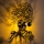 Applique murale TREE WOMAN 1xE27/40W/230V noire