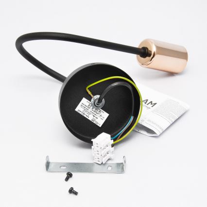 Applique murale TUBE 1xE27/15W/230V noir