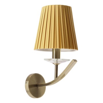 Applique murale VITORIA 1xE14/40W/230V jaune/laiton
