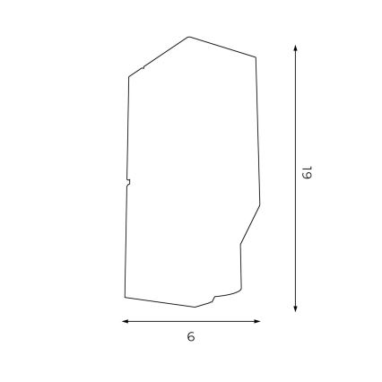 Applique murale WALL 1xGU10/8W/230V blanc/cuivre