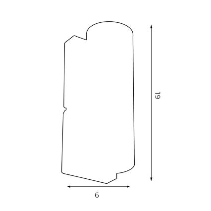 Applique murale WALL 1xGU10/8W/230V blanc