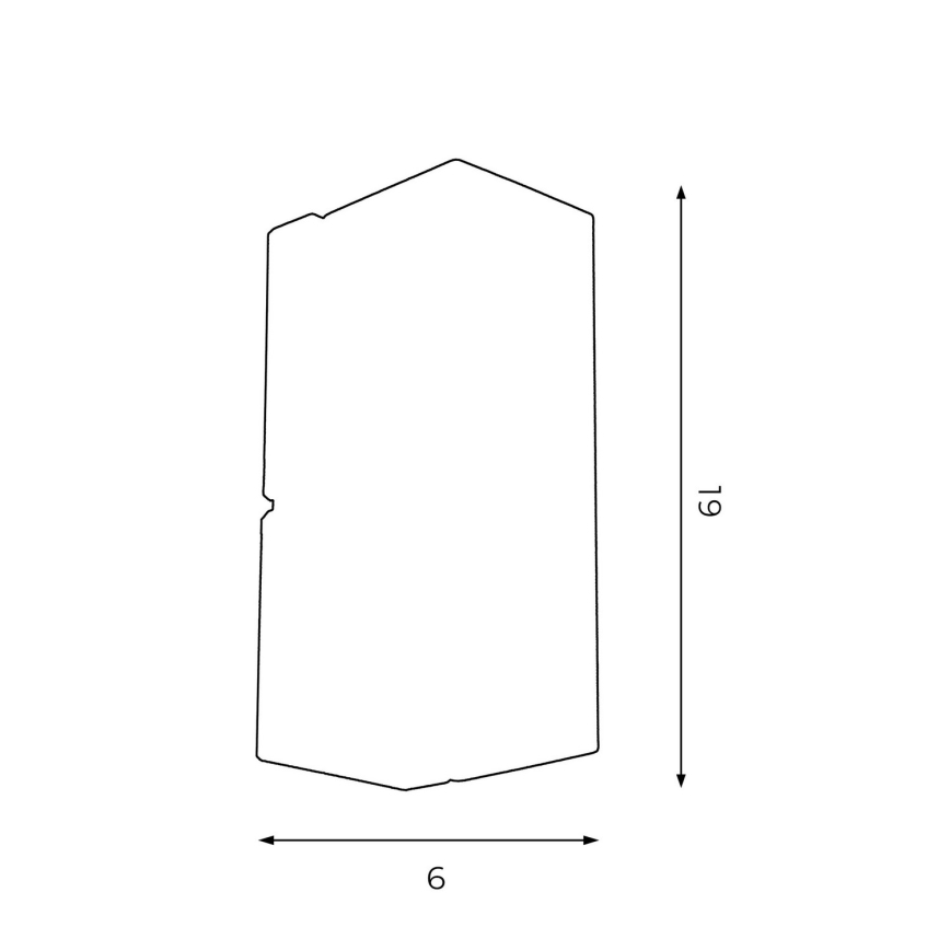 Applique murale WALL 1xGU10/8W/230V blanc