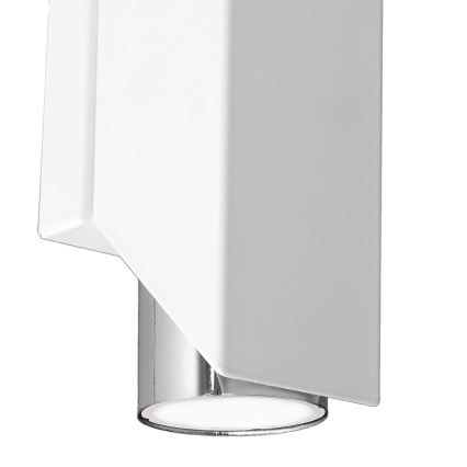 Applique murale WALL 2xGU10/8W/230V blanc/chrome brillant