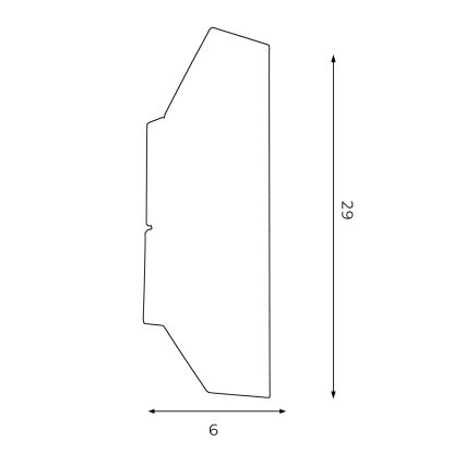 Applique murale WALL 2xGU10/8W/230V blanc