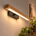 Applique pour tableau LED VERDE LED/5,5W/230V 3000K 46 cm chêne/noir