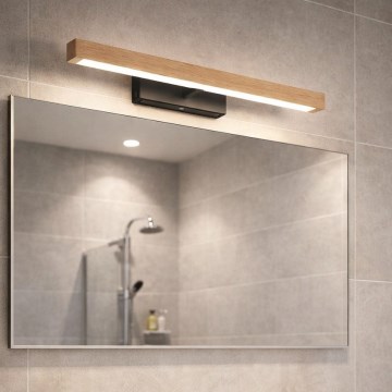 Applique pour tableau LED VERDE LED/5,5W/230V 3000K 46 cm chêne/noir