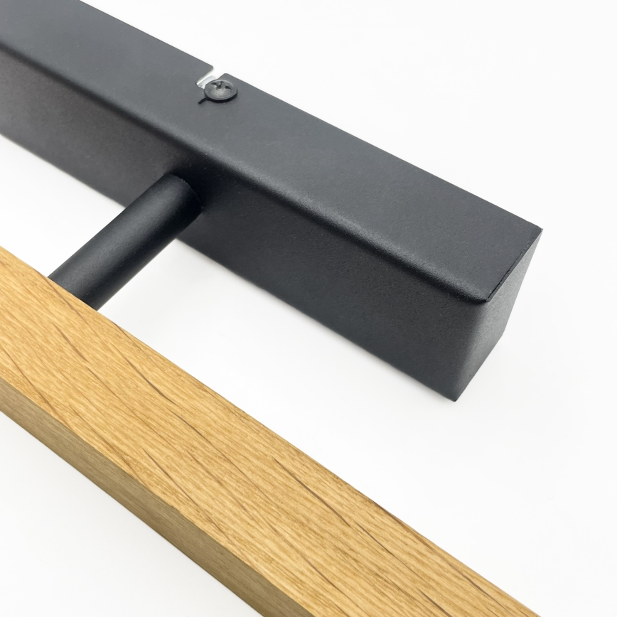 Applique pour tableau LED VERDE LED/5,5W/230V 3000K 46 cm chêne/noir