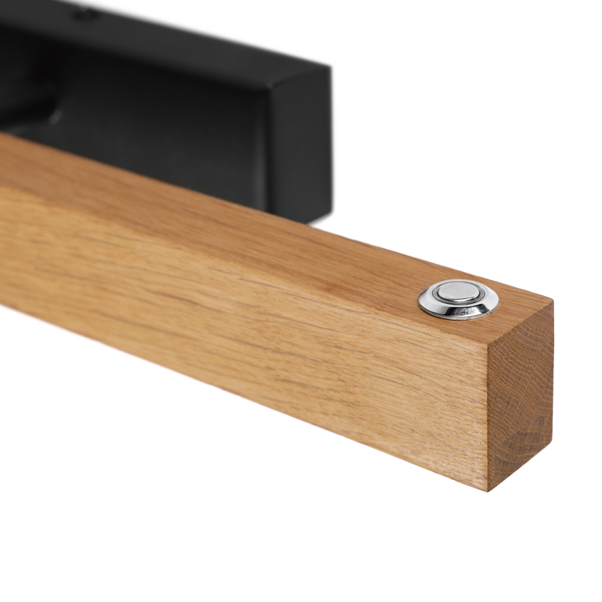 Applique pour tableau LED VERDE LED/5,5W/230V 3000K 46 cm chêne/noir