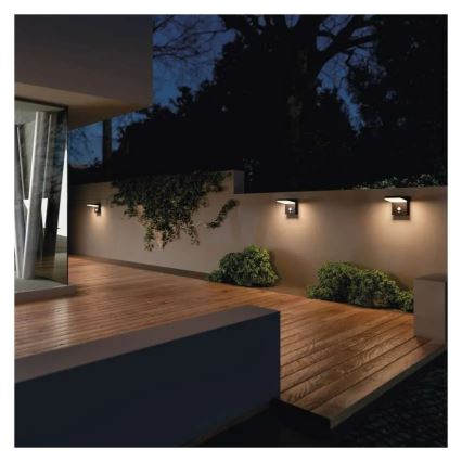 Applique murale solaire LED avec capteur LED/4,4W/3,7V 2200 mAh IP44