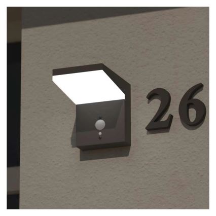 Applique murale solaire LED avec capteur LED/4,4W/3,7V 2200 mAh IP44