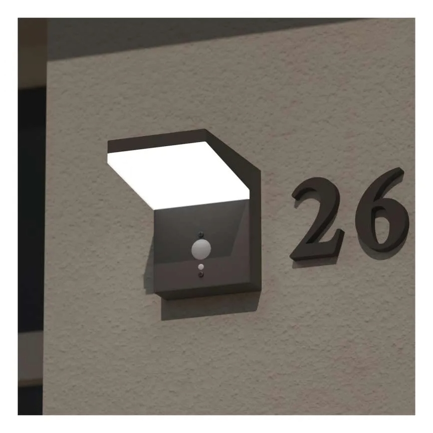 Applique murale solaire LED avec capteur LED/4,4W/3,7V 2200 mAh IP44