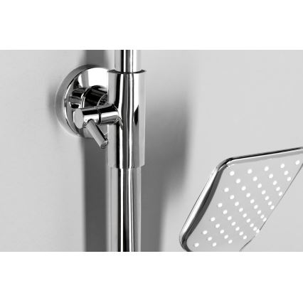Aqualine - Colonne de douche avec robinet FACTOR chrome brillant
