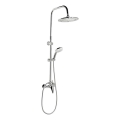 Aqualine - Ensemble de douche KASIOPEA avec mitigeur, chromé brillant