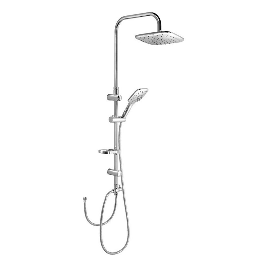 Aqualine - Ensemble de douche KERA chromé brillant