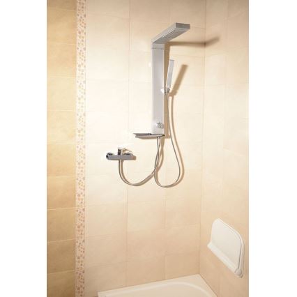 Aqualine - Ensemble de douche ROME, finition chrome brillant