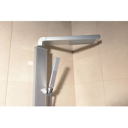 Aqualine - Ensemble de douche ROME, finition chrome brillant