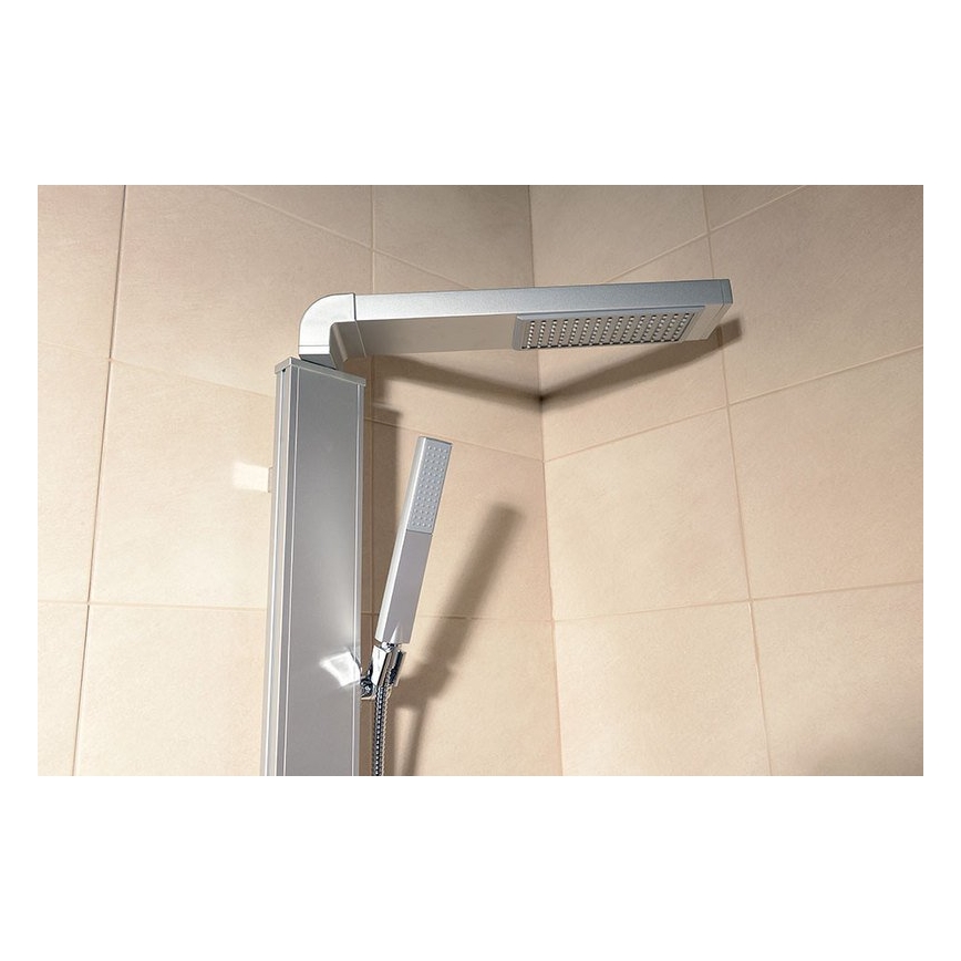 Aqualine - Ensemble de douche ROME, finition chrome brillant