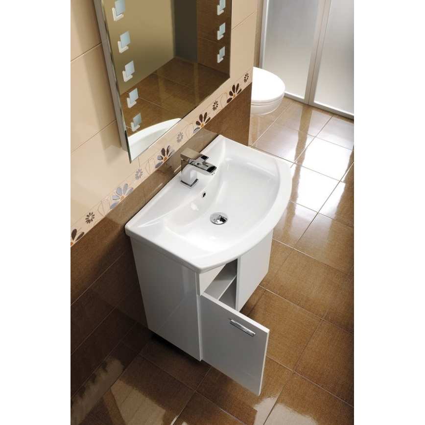 Aqualine - Lavabo encastré ZERO 55x44 cm céramique/blanc