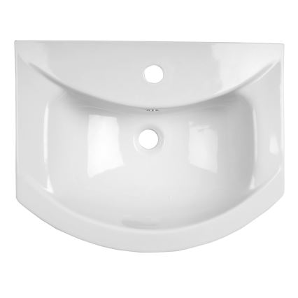 Aqualine - Lavabo encastré ZERO 55x44 cm céramique/blanc