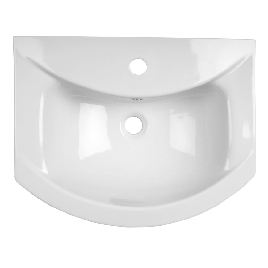 Aqualine - Lavabo encastré ZERO 55x44 cm céramique/blanc