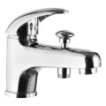 Aqualine - Mitigeur de lavabo avec déviateur KASIOPEA 17 cm chrome brillant